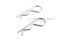ปิ๊นตัวอาร์สแตนเลส (Stainless Snap Pin) ความโตปิ้น 5 mm ความยาวทั้งตัว 100 mm