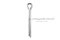 ปิ๊นเสียบถ่างเหล็ก ( Steel Split Cotter Pin) ขนาด 13x100