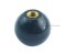 ลูกบอลหัวจับมีเกลียวด้านใน ด้ามจับกลม หัวน็อตกลม ขนาด M6 ความโตหัว 24 mm สีดำ