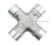 ยอยกากบาท ยอยเพลากลาง ข้อต่อฟรีหมุนได้ Universal Joint Cross ขนาด 48-149 mm