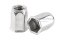 รีเวทนัทสแตนเลส M10 (Stainless Steel Hexagonal Rivet Nut) รุ่นคอเหลี่ยม ทั้งตัว