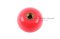 ลูกบอลหัวจับมีเกลียวด้านใน ด้ามจับกลม หัวน็อตกลม ขนาด M8 ความโตหัว 40 mm สีแดง