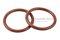 ลูกยางโอริง ไวตันทนความร้อน (Fluorine Rubber FKM O-ring) 2.5x21x26 mm (เส้นโต x วงใน x วงนอก)