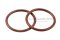 ลูกยางโอริง ไวตันทนความร้อน (Fluorine Rubber FKM O-ring) 2.5x27x32 mm (เส้นโต x วงใน x วงนอก)