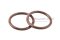 ลูกยางโอริง ไวตันทนความร้อน (Fluorine Rubber FKM O-ring) 2x17x21 mm (เส้นโต x วงใน x วงนอก)