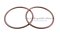 ลูกยางโอริง ไวตันทนความร้อน (Fluorine Rubber FKM O-ring) 6x103x115 mm (เส้นโต x วงใน x วงนอก)