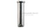 สลักหัวแบนกลม-ปิ๊นหัวแบน (Steel Clevis Pin) ขนาด 20x70 เหล็กชุบกาวาไนซ์