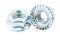 หัวน็อตติดจาน-หัวน็อตติดแหวน (Flange Hex Nut Steel) 1/2" เกลียว 13 (UNC)