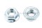 หัวน็อตติดจาน-หัวน็อตติดแหวน (Flange Hex Nut Steel) 1/2" เกลียว 13 (UNC)