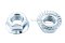 หัวน็อตติดจาน-หัวน็อตติดแหวน (Flange Hex Nut Steel) 5/8" เกลียว 11 (BSW/NC)