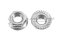 หัวน็อตติดจาน-หัวน็อตติดแหวนสแตนเลส (Flange Hex Nut Stainless) M8x1.0