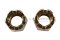 หัวน็อตผ่า-หัวน็อตทรงปราสาท-ทรงมงกุฎ M20x1.5 (ประแจขันเบอร์ 30 สูง 18 mm)