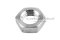 หัวน็อตสแตนเลส M25x3.0 รุ่นหัวบาง 12 mm