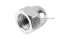 หัวน็อตหมวก-หัวน็อตแบบปิดสแตนเลสเกรด 316 Dome Hex Nut Stainless M14x2.0