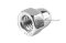 หัวน็อตหมวก-หัวน็อตแบบปิดสแตนเลสเกรด 316 Dome Hex Nut Stainless M5x0.8