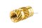 หัวน็อตแบบฝังทองเหลือง ทรงกระบอก Knurled Brass Insert Nut ขนาด M4x10 วงนอกโต 5.5 mm