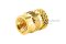 หัวน็อตแบบฝังทองเหลือง ทรงกระบอก Knurled Brass Insert Nut ขนาด M5x10 วงนอกโต 8 mm