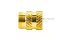 หัวน็อตแบบฝังทองเหลือง ทรงกระบอก Knurled Brass Insert Nut ขนาด M5x10 วงนอกโต 8 mm