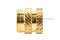 หัวน็อตแบบฝังทองเหลือง ทรงกระบอก Knurled Brass Insert Nut ขนาด M8x10 วงนอกโต 10 mm