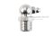 หัวอัดจารบีสแตนเลสแบบงอ 90° ขนาด 1/4" เกลียว 18 (NPT)