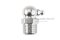 หัวอัดจารบีสแตนเลสแบบงอ 90° ขนาด 3/8" เกลียว 18 (NPT)