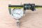 เกจ์วัดอุณหภูมิ เทอร์โมมิเตอร์ (Thermometer Bimetal) หน้าปัดขนาด 60 mm ความยาวเหล็กวัด 100 mm วัดอุณหภูมิ 0-100°