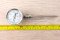 เกจ์วัดอุณหภูมิ เทอร์โมมิเตอร์ (Thermometer Bimetal) หน้าปัดขนาด 60 mm ความยาวเหล็กวัด 100 mm วัดอุณหภูมิ 0-100°