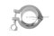 เข็มขัดรัดท่อรุ่นแคล้มป์รัด เกรด 316 Tri Clamp ขนาดท่อ 2" (นอก 51 x ใน 47.6 mm)