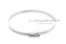 เข็มขัดรัดท่อสแตนเลสเกรด 316L Stainless Steel ทนต่อการกัดกร่อนสูง (หน้าตัด 9x0.6 mm) ขนาด 118-140 mm