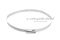 เข็มขัดรัดท่อสแตนเลสเกรด 316L Stainless Steel ทนต่อการกัดกร่อนสูง (หน้าตัด 9x0.6 mm) ขนาด 130-152 mm