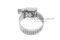 เข็มขัดรัดท่อสแตนเลสเกรด 316L Stainless Steel ทนต่อการกัดกร่อนสูง (หน้าตัด 9x0.6 mm) ขนาด 13-23 mm