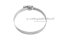 เข็มขัดรัดท่อสแตนเลสเกรด 316L Stainless Steel ทนต่อการกัดกร่อนสูง (หน้าตัด 9x0.6 mm) ขนาด 52-76 mm