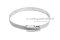 เข็มขัดรัดท่อสแตนเลสเกรด 316L Stainless Steel ทนต่อการกัดกร่อนสูง (หน้าตัด 9x0.6 mm) ขนาด 65-89 mm