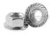 หัวน็อตติดจาน-หัวน็อตติดแหวนสแตนเลส เกรด 316 (Flange Hex Nut Stainless) M10x1.5