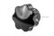 น็อตมือหมุนดอกไม้ แกนสแตนเลส (Star Grip Knob Bolt) ขนาด M3x8 ความโตหัว 24 mm