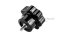 น็อตมือหมุนดอกไม้ แกนสแตนเลส (Star Grip Knob Bolt) ขนาด M3x8 ความโตหัว 24 mm