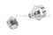 ข้อต่อลมทองเหลืองอย่างดี แบบสวมขันอัด (เกลียวนอก x เสียบสาย) ขนาด 1/2"x12 mm