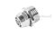 ข้อต่อลมทองเหลืองอย่างดี แบบสวมขันอัด (เกลียวนอก x เสียบสาย) ขนาด 1/2"x12 mm