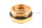 ข้อต่อดูน้ำมัน-ตาแมวดูน้ำมัน ทองเหลือง (Oil Level Sight Fitting) 1" เกลียว 11 (เกลียวแป๊ป)