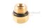 ข้อต่อดูน้ำมัน-ตาแมวดูน้ำมัน ทองเหลือง (Oil Level Sight Fitting) 1/4" เกลียว 19 (เกลียวแป๊ป)