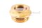 ข้อต่อดูน้ำมัน-ตาแมวดูน้ำมัน ทองเหลือง (Oil Level Sight Fitting) 3/4" เกลียว 14 (เกลียวแป๊ป)