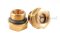ข้อต่อดูน้ำมัน-ตาแมวดูน้ำมัน ทองเหลือง (Oil Level Sight Fitting) 3/8" เกลียว 19 (เกลียวแป๊ป)