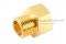 ข้อต่อตรงทองเหลือง (เกลียวนอก x เกลียวใน) 1/2" x M22x1.5 ข้อต่อลด-ข้อต่อเพิ่ม