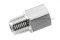 ข้อต่อตรงสแตนเลส (เกลียวนอก x เกลียวใน) 1/4" x M12x1.25 ข้อต่อลด-ข้อต่อเพิ่ม