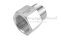 ข้อต่อตรงสแตนเลส (เกลียวนอก x เกลียวใน) 3/4"-14 NPT x 3/4"-14 BSPF ข้อต่อแปลง