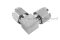 ข้อต่อตาไก่สแตนเลสเกรด 316 แบบงอ 90° (เสียบสาย x เสียบสาย) 8 x 8 mm