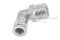 ข้อต่อลมแบบงอ 90° สแตนเลส 304 (เกลียวนอก x เสียบสาย) ขนาด 3/8" x 8 mm