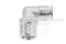 ข้อต่อลมแบบงอ 90° สแตนเลส 304 (เกลียวนอก x เสียบสาย) ขนาด 3/8" x 8 mm