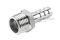 ข้อต่อหางไหลสแตนเลส เกลียวนอกเสียบสาย (เกลียวนอก x หางไหล) ขนาด 1/2"-14 NPT x 13 mm