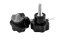 น็อตมือหมุนดอกไม้ (Star Grip Knob Bolt) ขนาด M5x16 ความโตหัว 24 mm